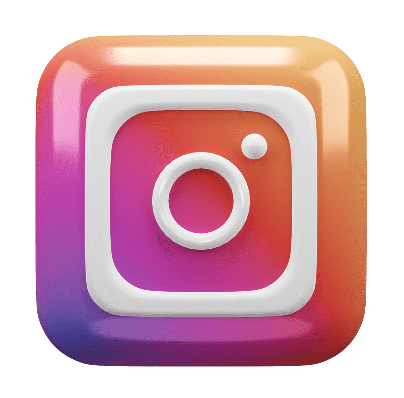 Instagram 3D Icon